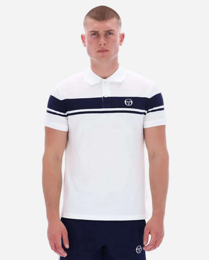 Sergio Tacchini YOUNG LINE Polo White/Maritime Blue