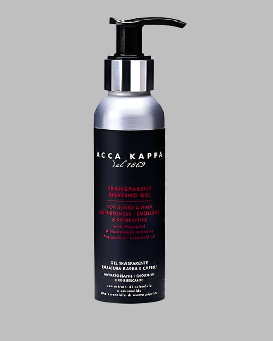 Acca Kappa Barber Shop Collection Transparent Shaving Gel 125ml