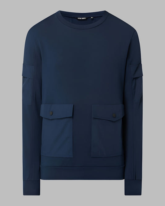 Antony Morato WORKER Sweatshirt Avio Blue-HALF PRICE!