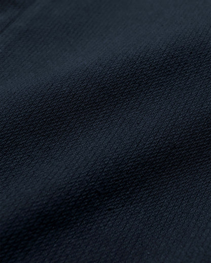 Far Afield Double Pleated Trouser Blue Braided Weave Far Afield