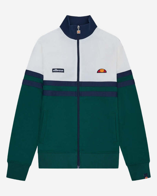 Ellesse RIMINI Track Jacket Off White/Dark Green