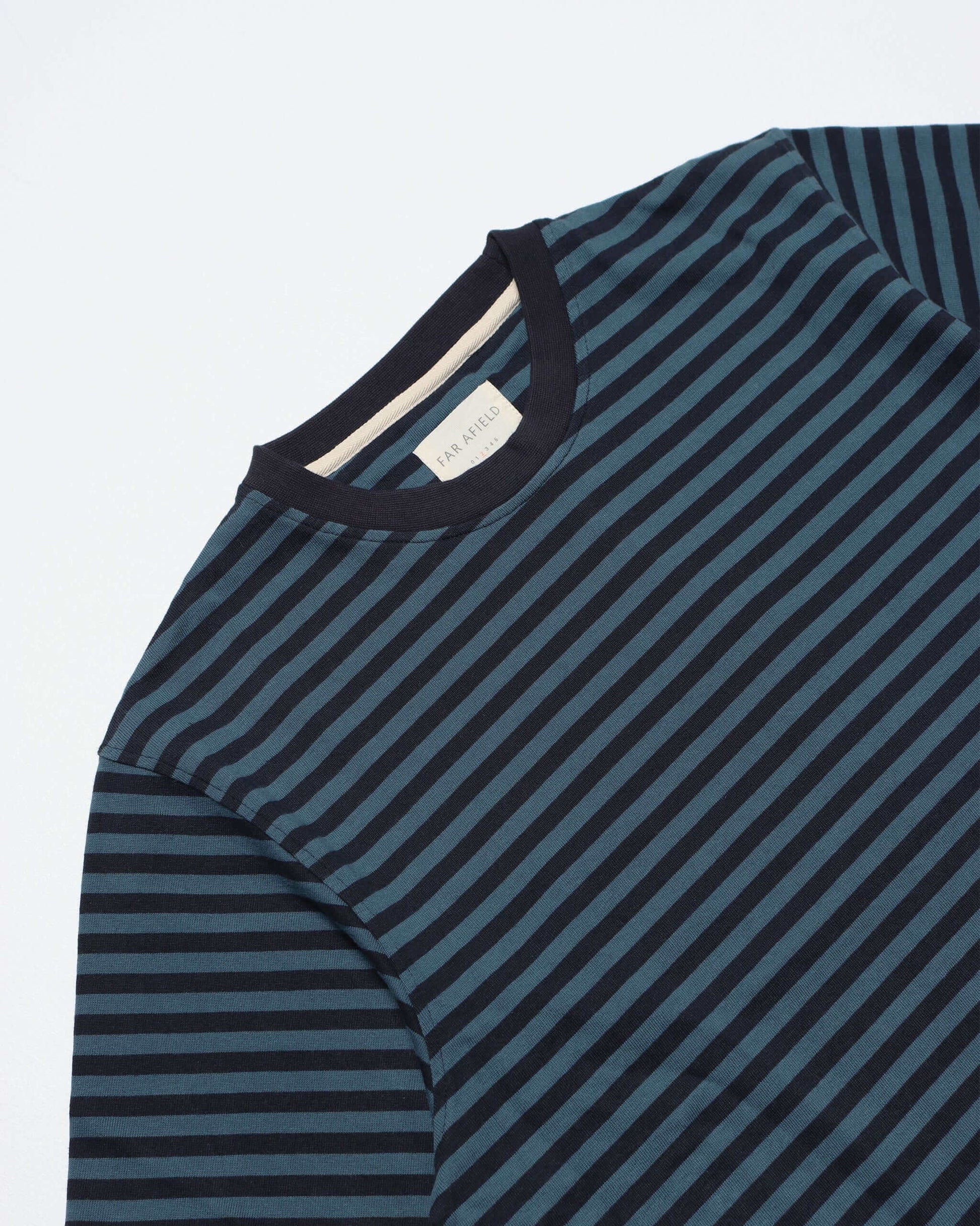 Far Afield Breton T Shirt Stargazer/Navy Far Afield