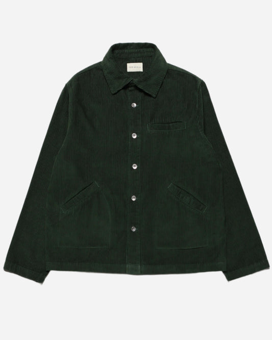 Far Afield EVANS Overshirt Corduroy Bottle Green Far Afield