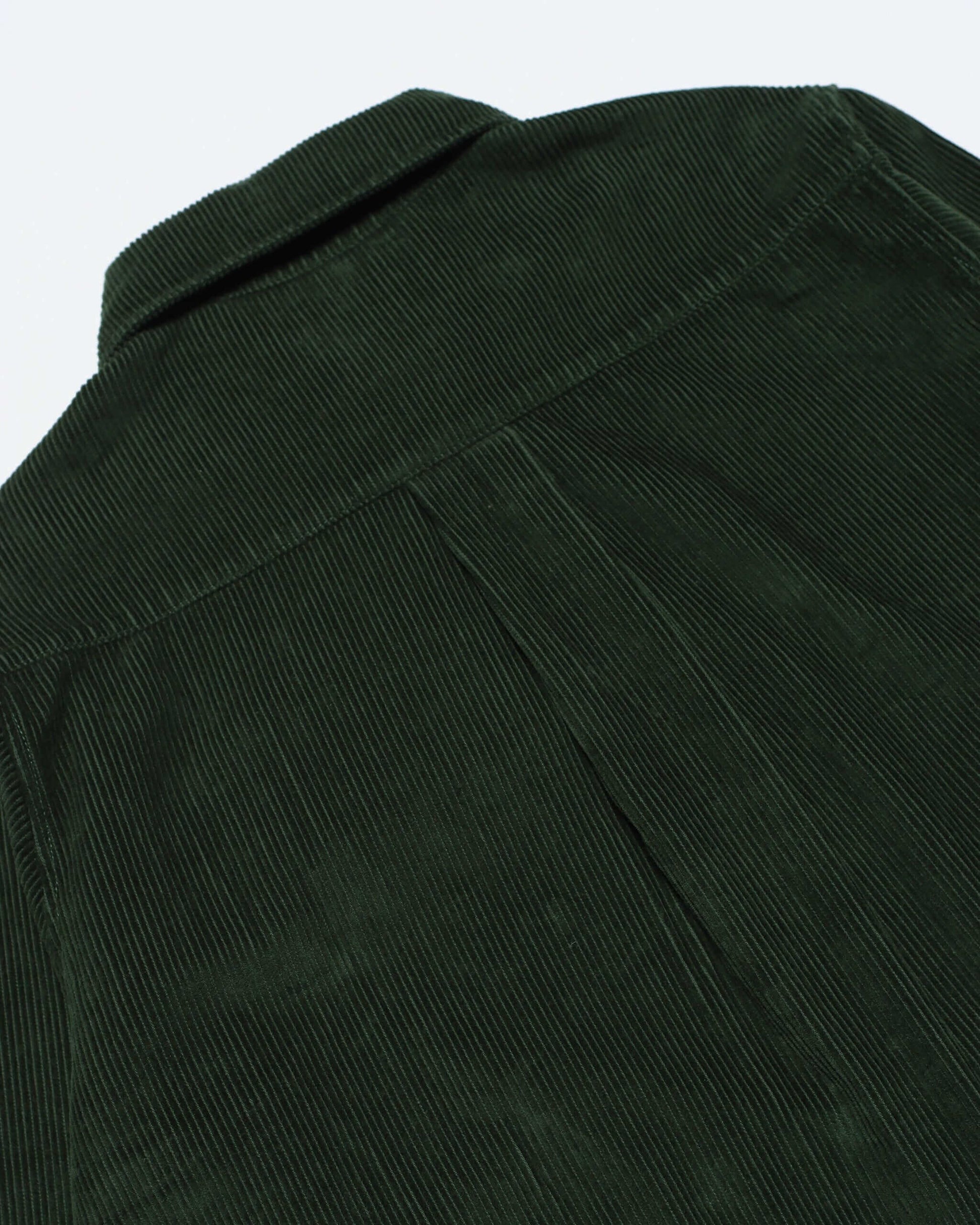 Far Afield EVANS Overshirt Corduroy Bottle Green Far Afield
