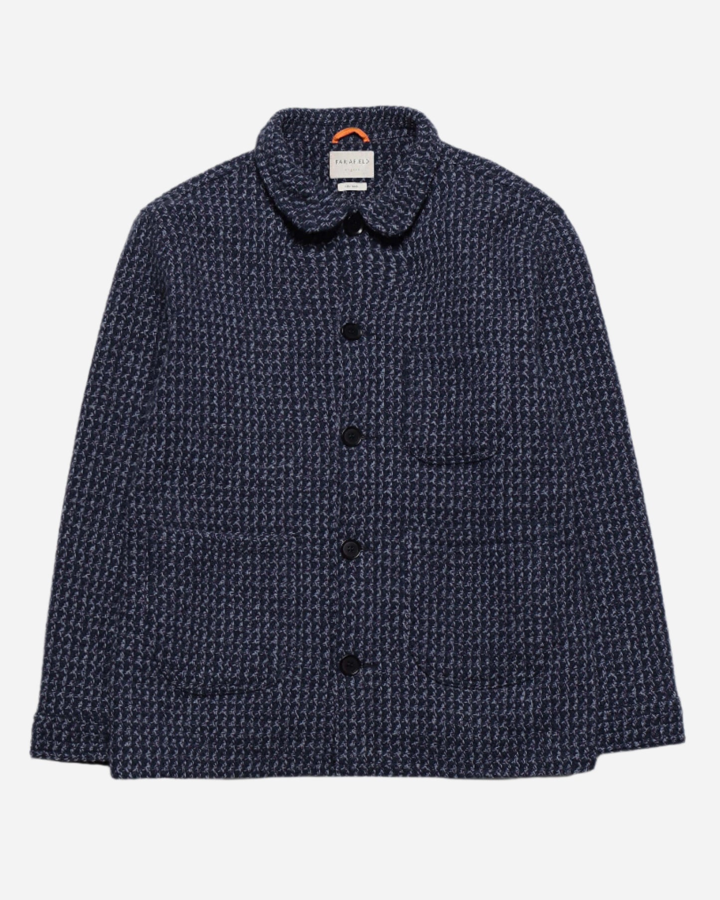 Far Afield STATION JACKET Textured Jacquard Meteorite Black/Multi Far Afield