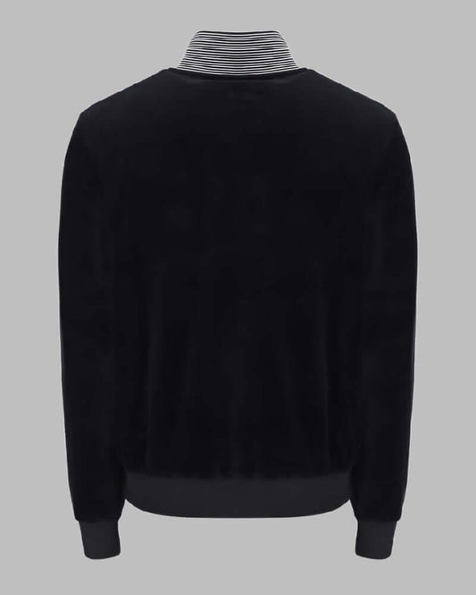 FILA CENZO Velour Track Top Black