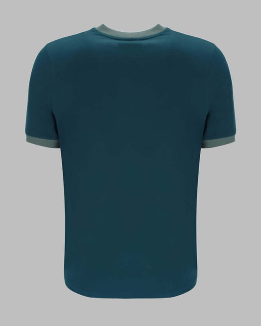 FILA MARCONI Essential Ringer T Shirt Reflecting Pond/Dark Forest