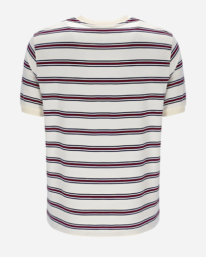 FILA BRUNO Ringer T Shirt Gardenia FILA