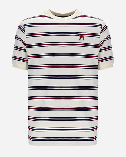 FILA BRUNO Ringer T Shirt Gardenia FILA