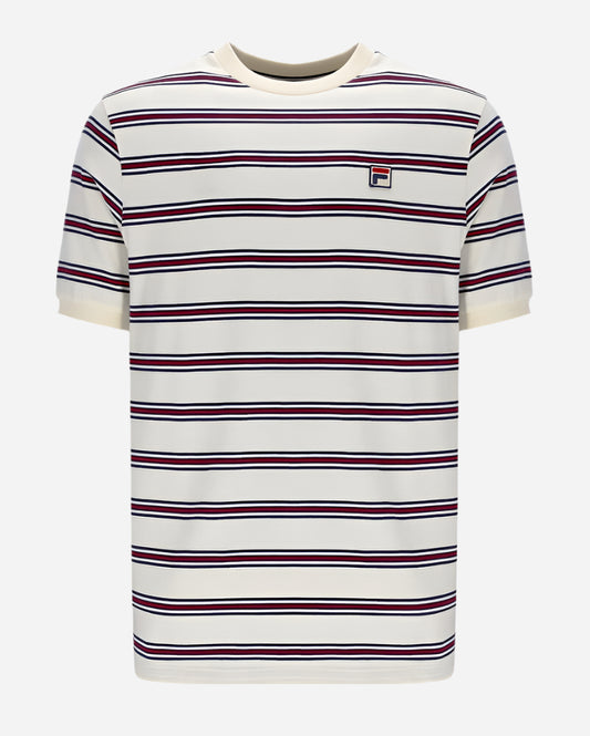 FILA BRUNO Ringer T Shirt Gardenia FILA