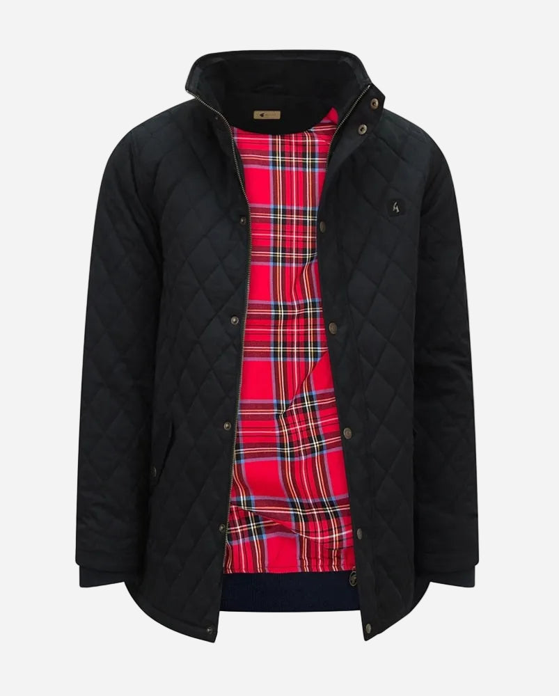Gabicci BELTRAM Quilted Jacket Black