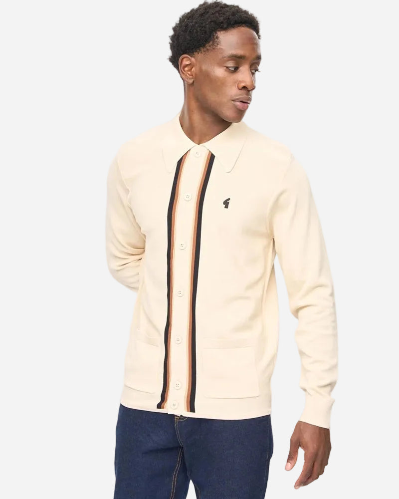 Gabicci Vintage BROMLEY Polo Cream