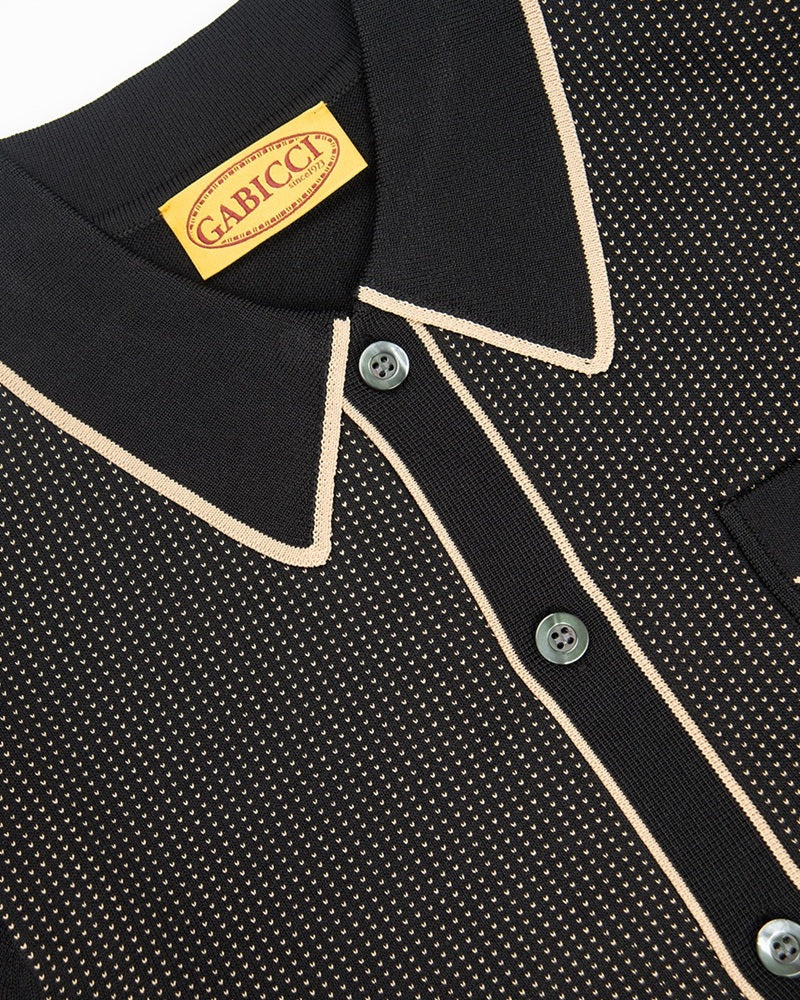 Gabicci Vintage DI LELLO Polo Black