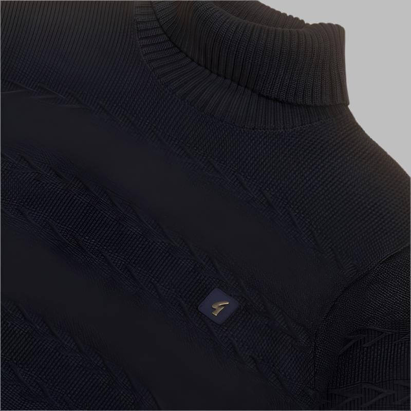 Gabicci EMILIO Roll Neck Knit Navy