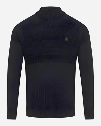 Gabicci EMILIO Roll Neck Knit Navy