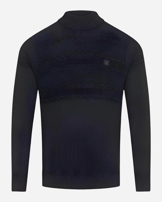 Gabicci EMILIO Roll Neck Knit Navy
