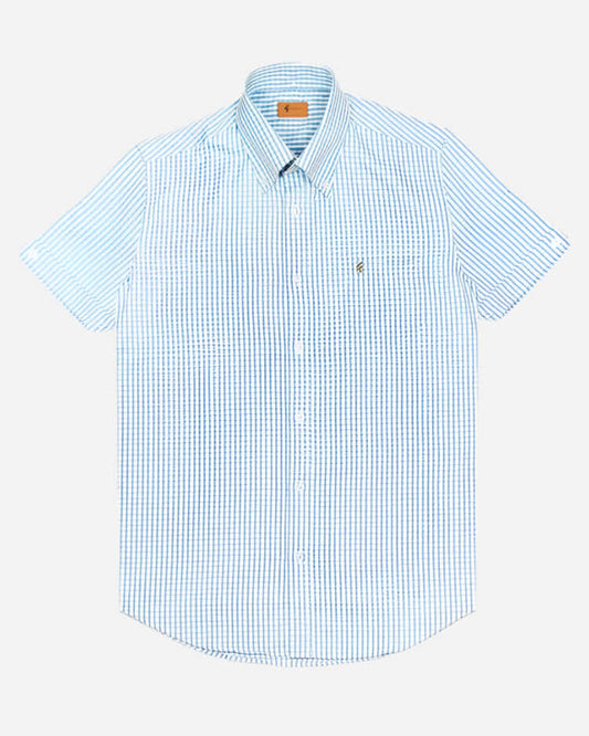 Gabicci FRAZER Shirt Aqua Blue