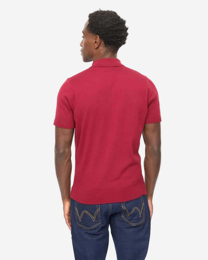 Gabicci Vintage JACKSON Polo Claret