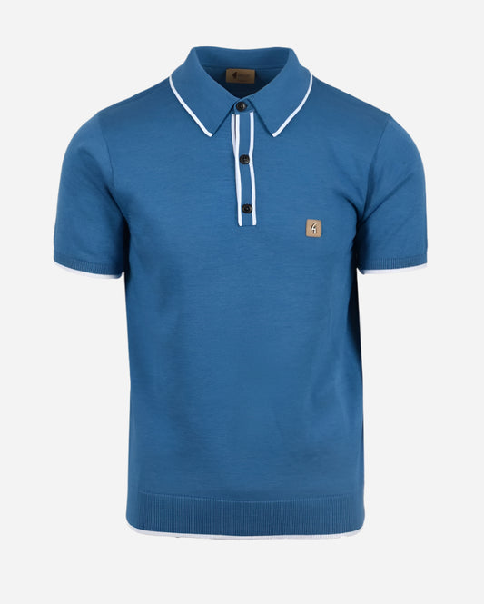 Gabicci LINEKER Polo Aqua Blue