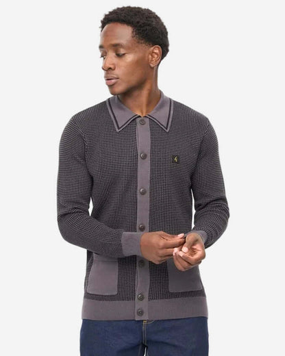 Gabicci Vintage NOEL Polo Charcoal