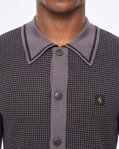 Gabicci Vintage NOEL Polo Charcoal