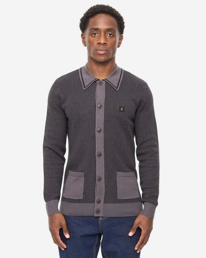Gabicci Vintage NOEL Polo Charcoal