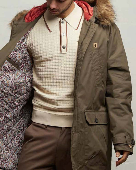 Gabicci Vintage PAXTON Parka Khaki