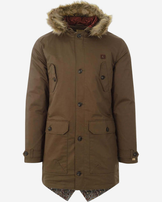 Gabicci Vintage PAXTON Parka Khaki