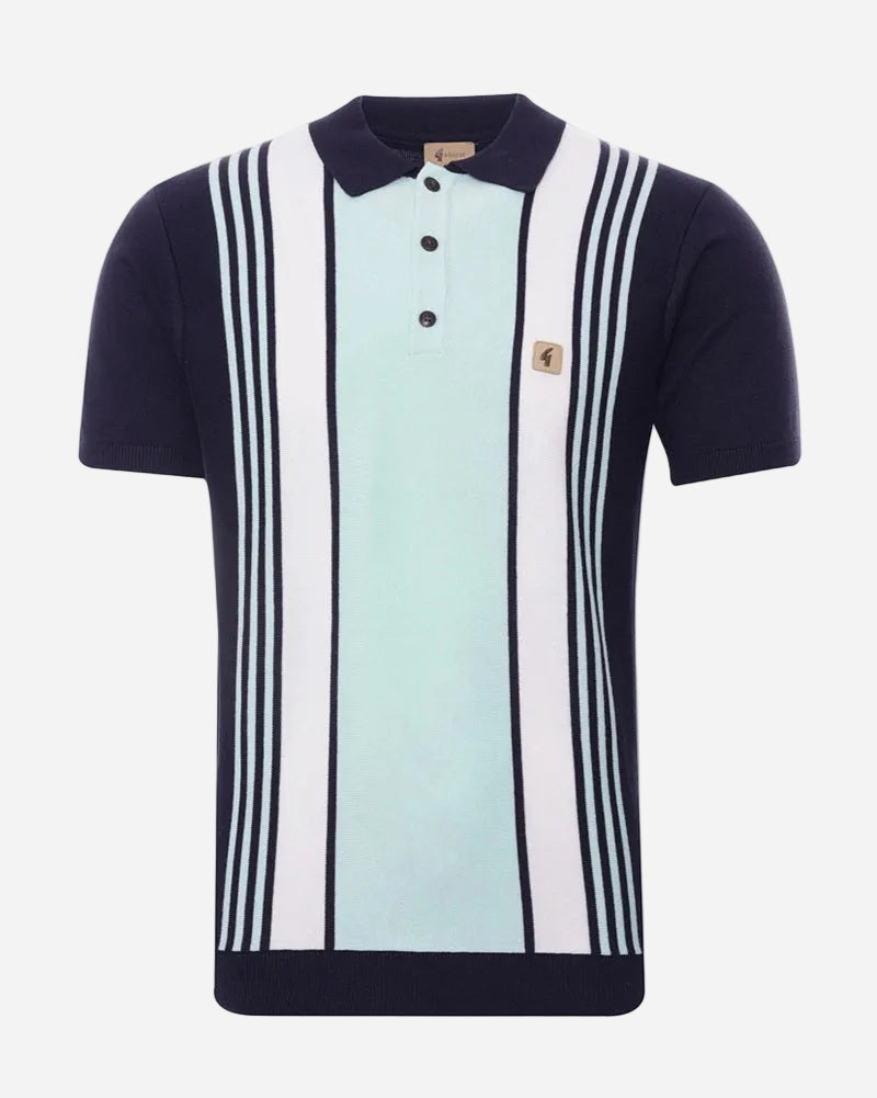 Gabicci SEARLE Knitted Polo Navy