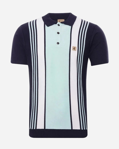 Gabicci SEARLE Knitted Polo Navy