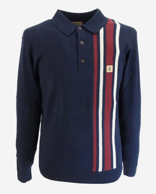 Gabicci SODA Polo Navy/Burgundy
