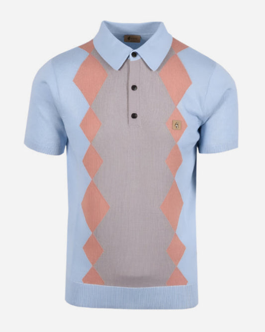 Gabicci BOND Polo Azure Blue