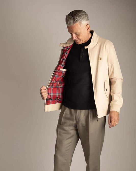 Gabicci Vintage Harrington Jacket Oatmeal