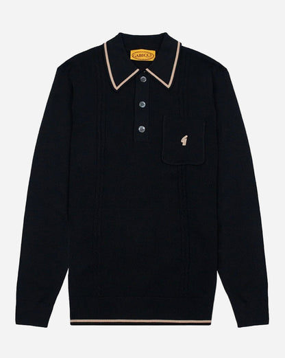 Gabicci NED Polo Shirt Black | Archive Collection