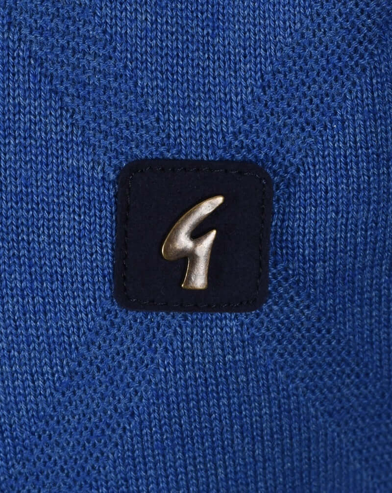 Gabicci SANTINO Knitted T Shirt Sapphire