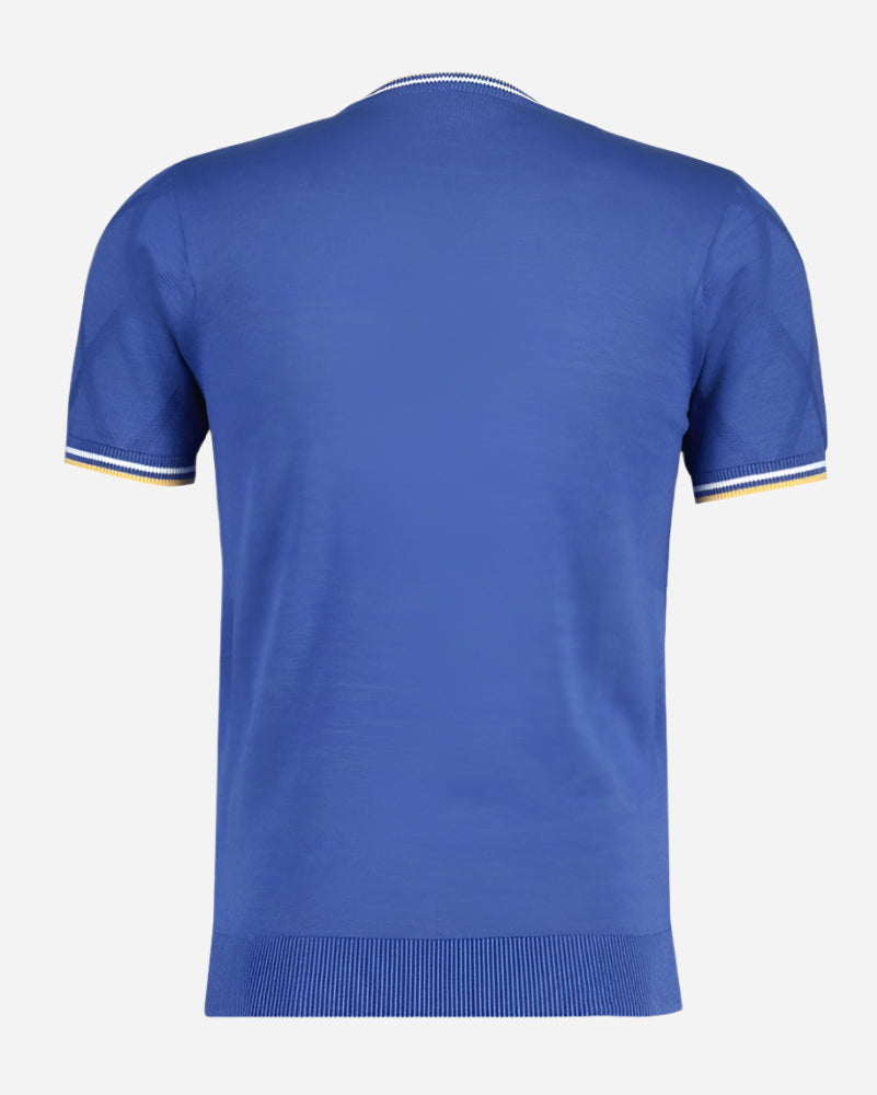 Gabicci SANTINO Knitted T Shirt Sapphire