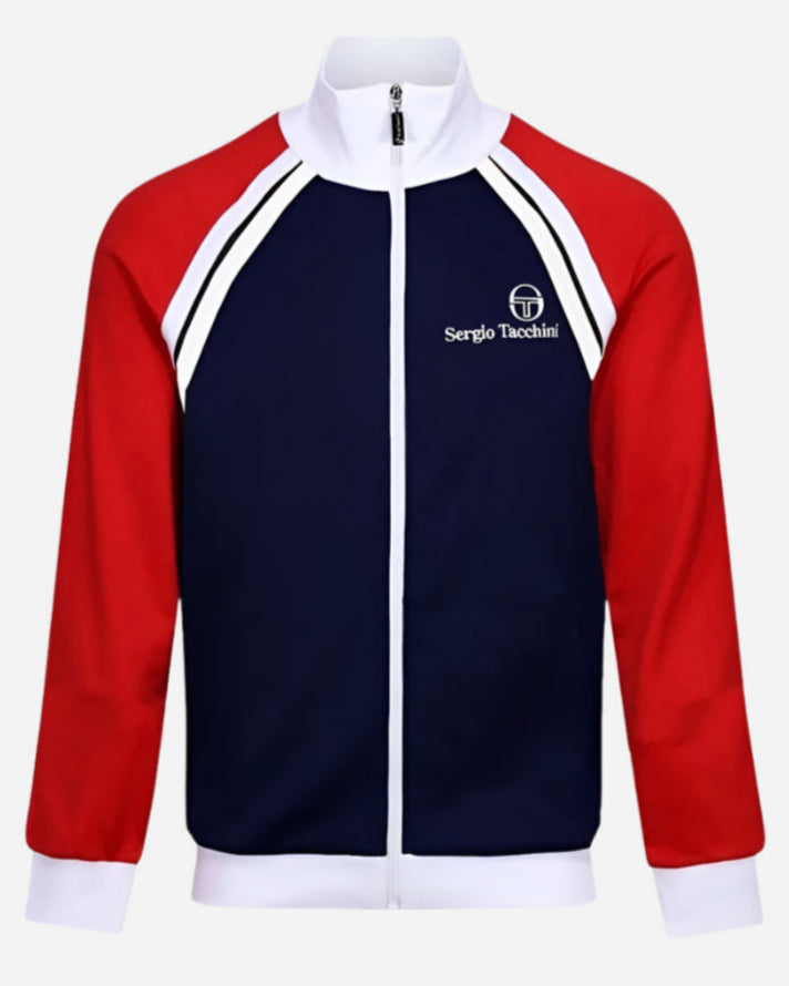 Sergio Tacchini GHIBLI Track Top Maritime Blue/Adrenaline Rush/White