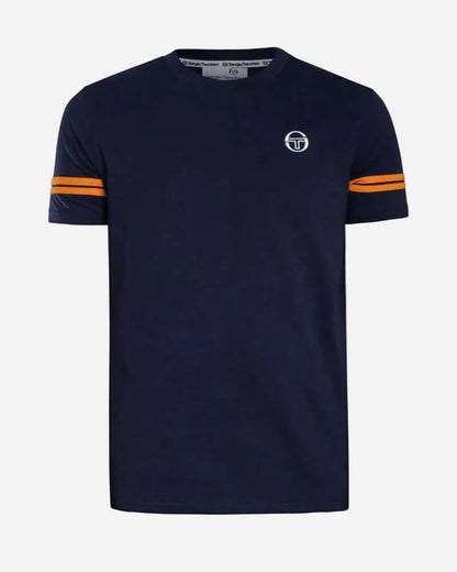 Sergio Tacchini GRELLO T Shirt Maritime Blue/Orange Pepper