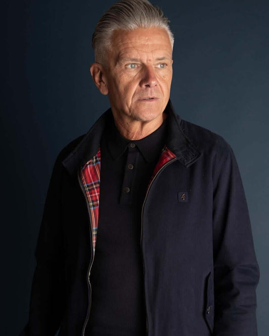 Gabicci Vintage HAMILTON Harrington Jacket Navy