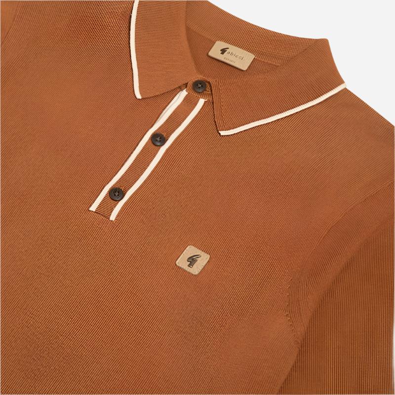 Gabicci Vintage LINEKER Polo Walnut