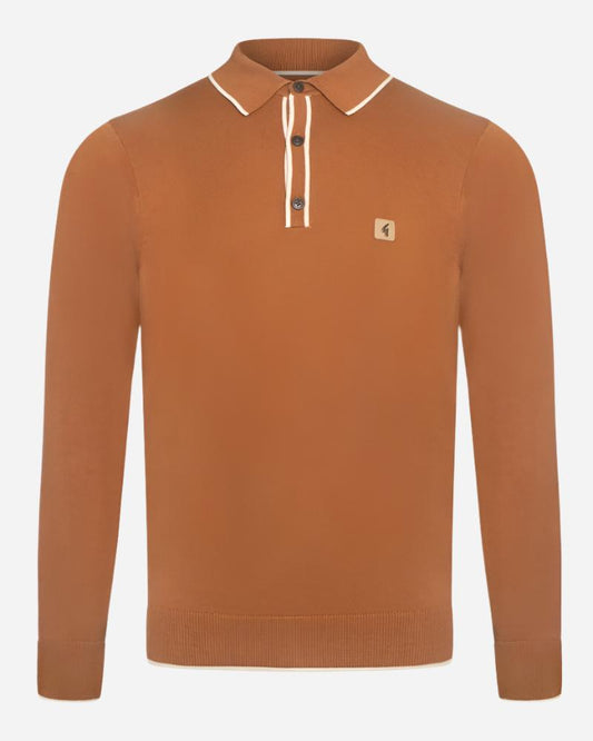 Gabicci Vintage LINEKER Polo Walnut