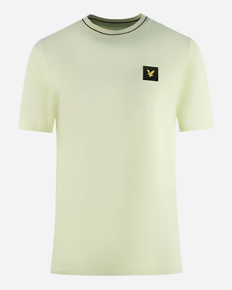 Lyle and Scott Casuals Tipped T Shirt Lucid Green