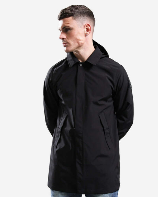 Marshall Artist BRUNSWICK Trench Coat Black