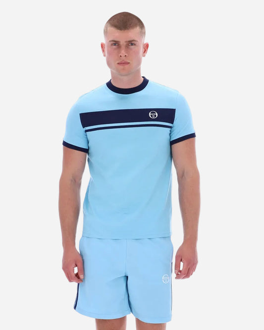 Sergio Tacchini MASTER T Shirt Baltic Sea/Maritime Blue