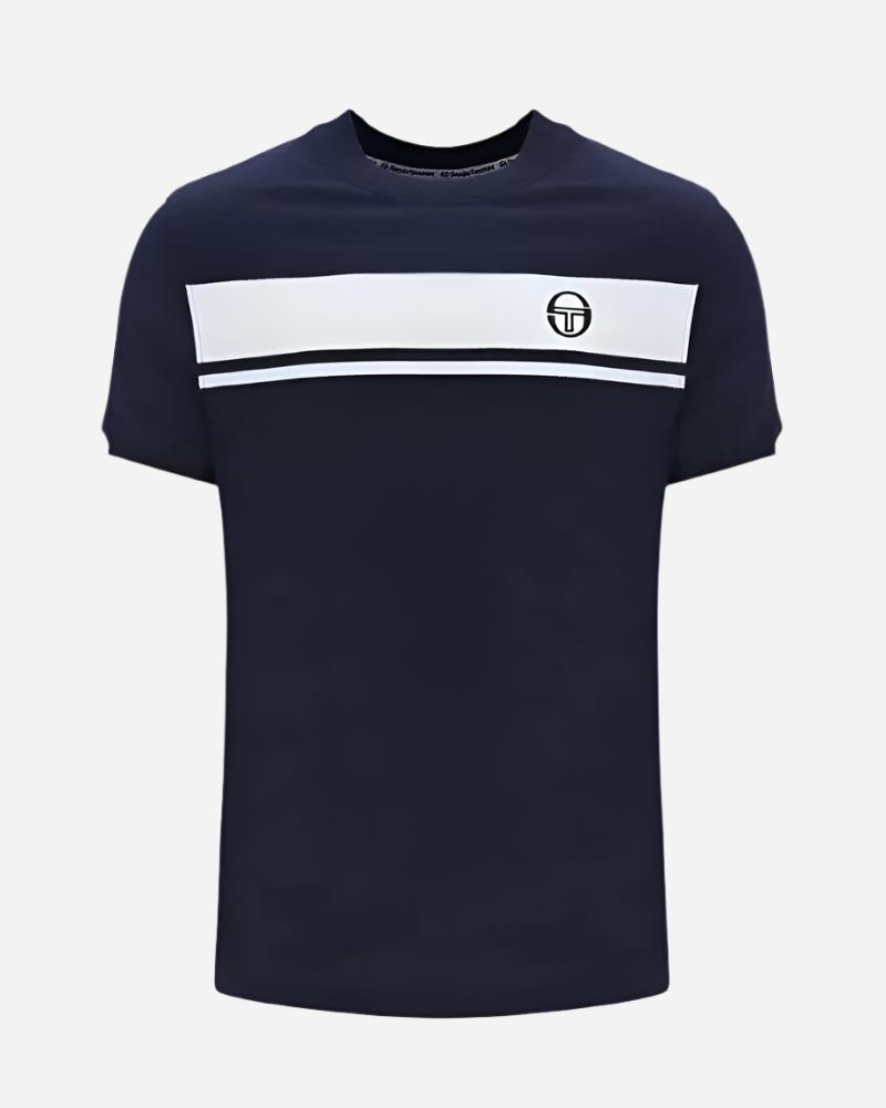 Sergio Tacchini MASTER T Shirt Maritime Blue/Gardenia