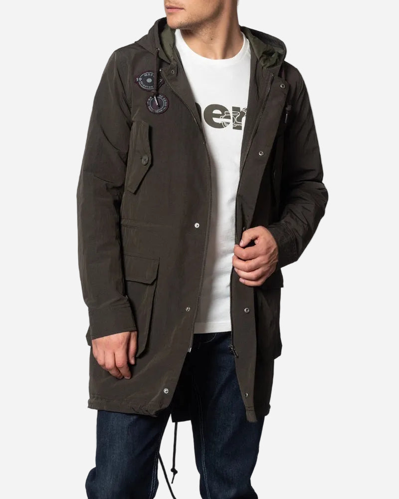 Merc DEFOE Parka Jacket Dark Khaki