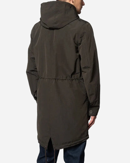 Merc DEFOE Parka Jacket Dark Khaki