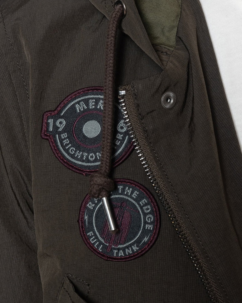 Merc DEFOE Parka Jacket Dark Khaki