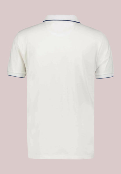 North Sails Polo White/Blue Piping North Sails
