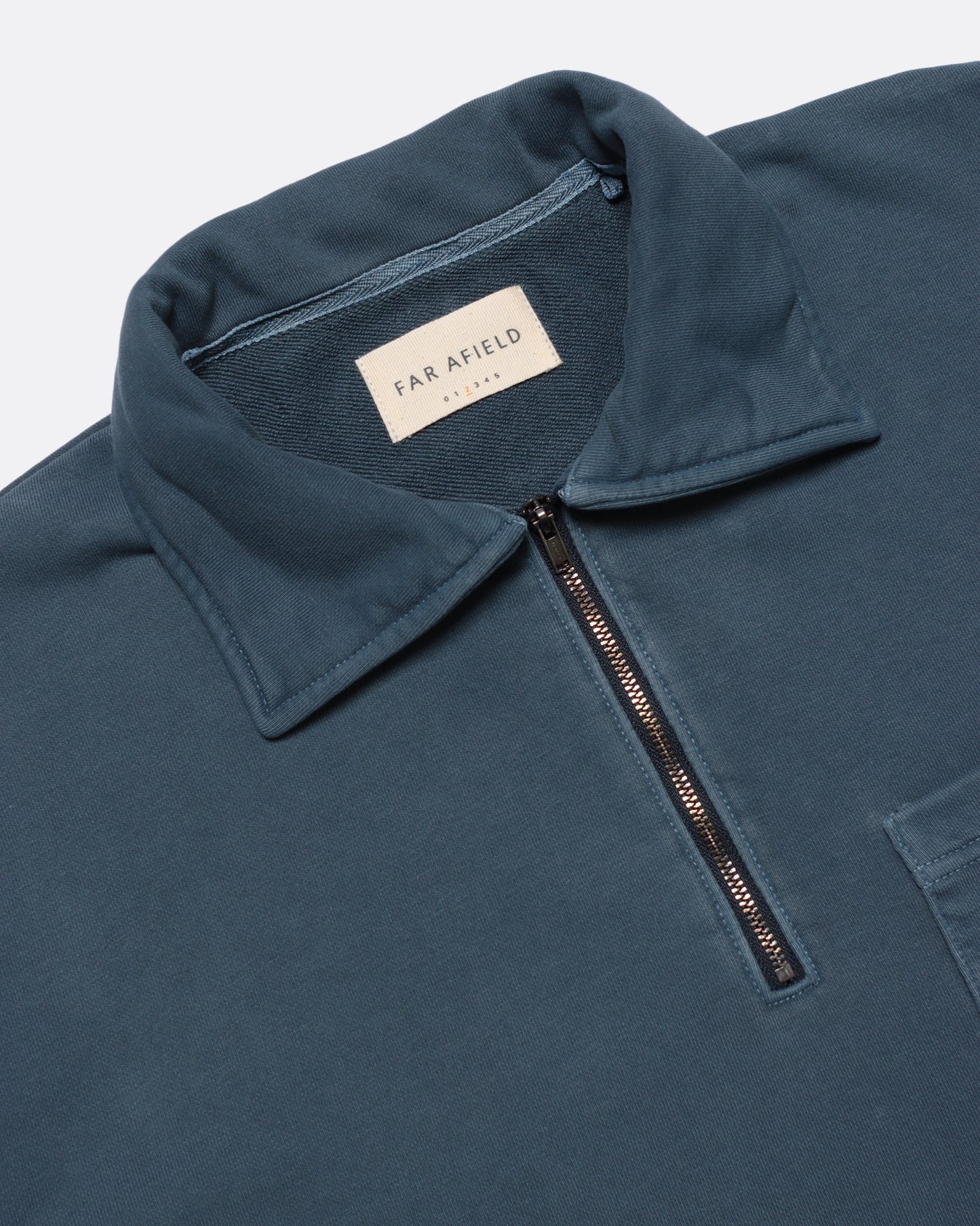 Far Afield POPOV Zip Top Navy Pigment Dye Far Afield
